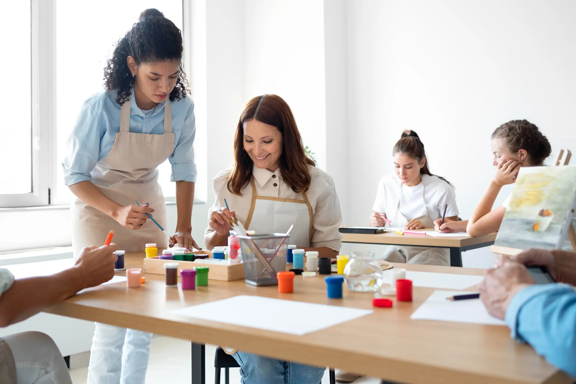 Creative workshop with team